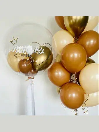 Personalized Bubble Balloons | Queen Balloon Bouquet | Balloonz