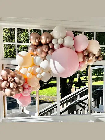 Grab and Go blissful blush inflated balloon garland 2.5m MIDI  Balloonz   