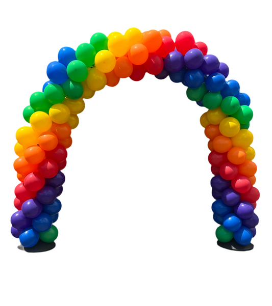 Rainbow Balloon arch