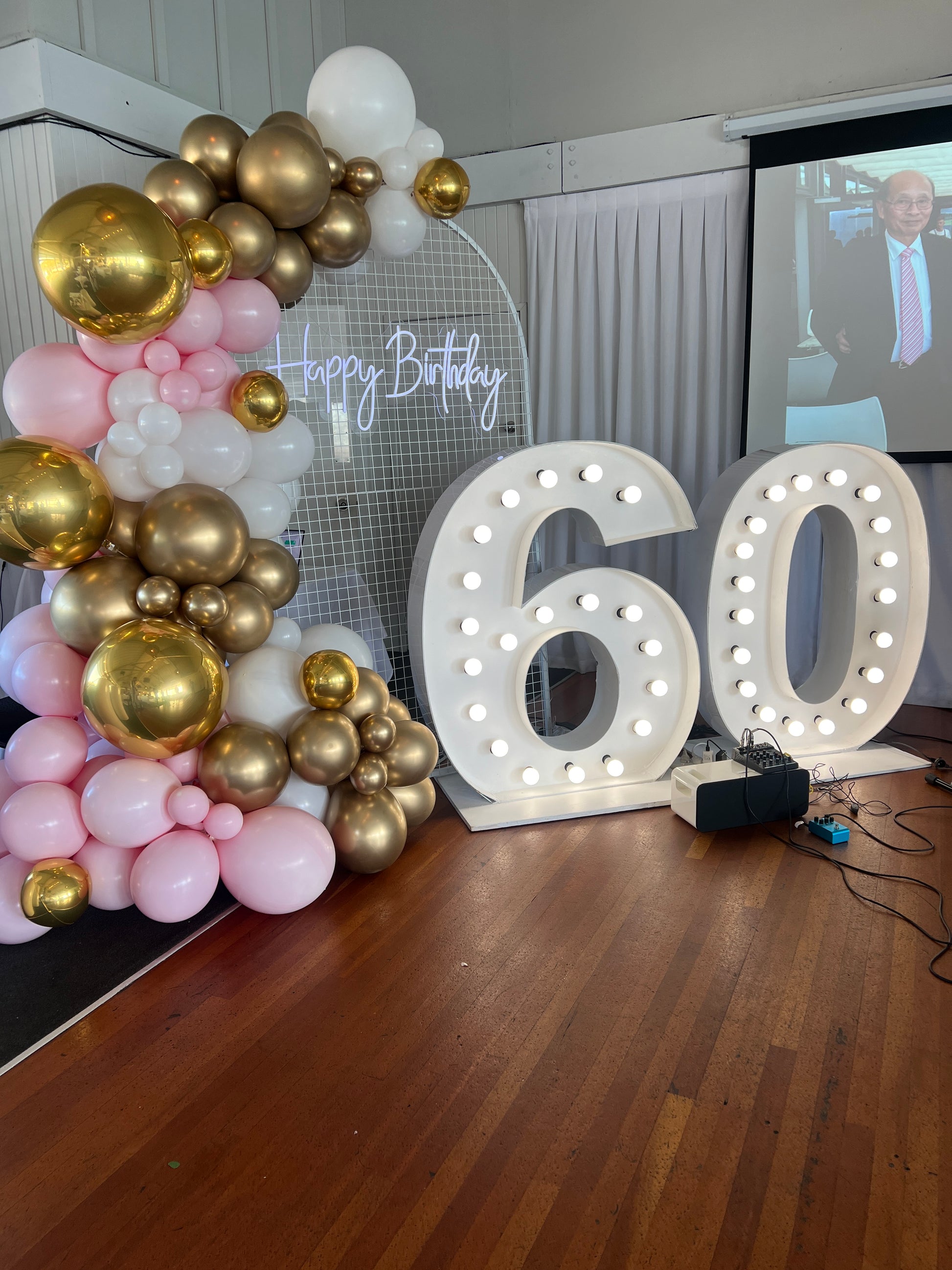 60th Birthday Decorations | 60th Birthday Mesh | Balloonz