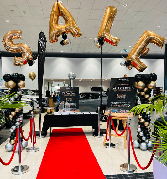 Sale Balloon Arch with Helium Letters