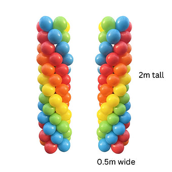 Self standing balloon column indoor #2 Balloon Column Balloonz   