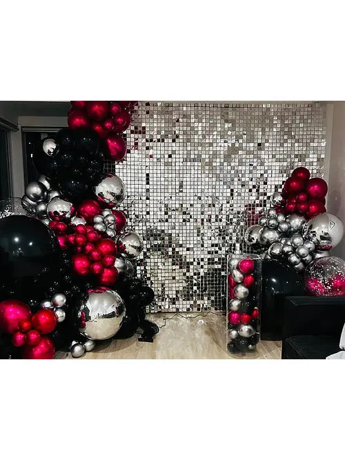 Silver Shimmer wall package #2 Shimmer wall Balloonz   