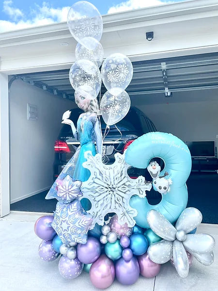 Frozen birthday display Balloon Balloonz   