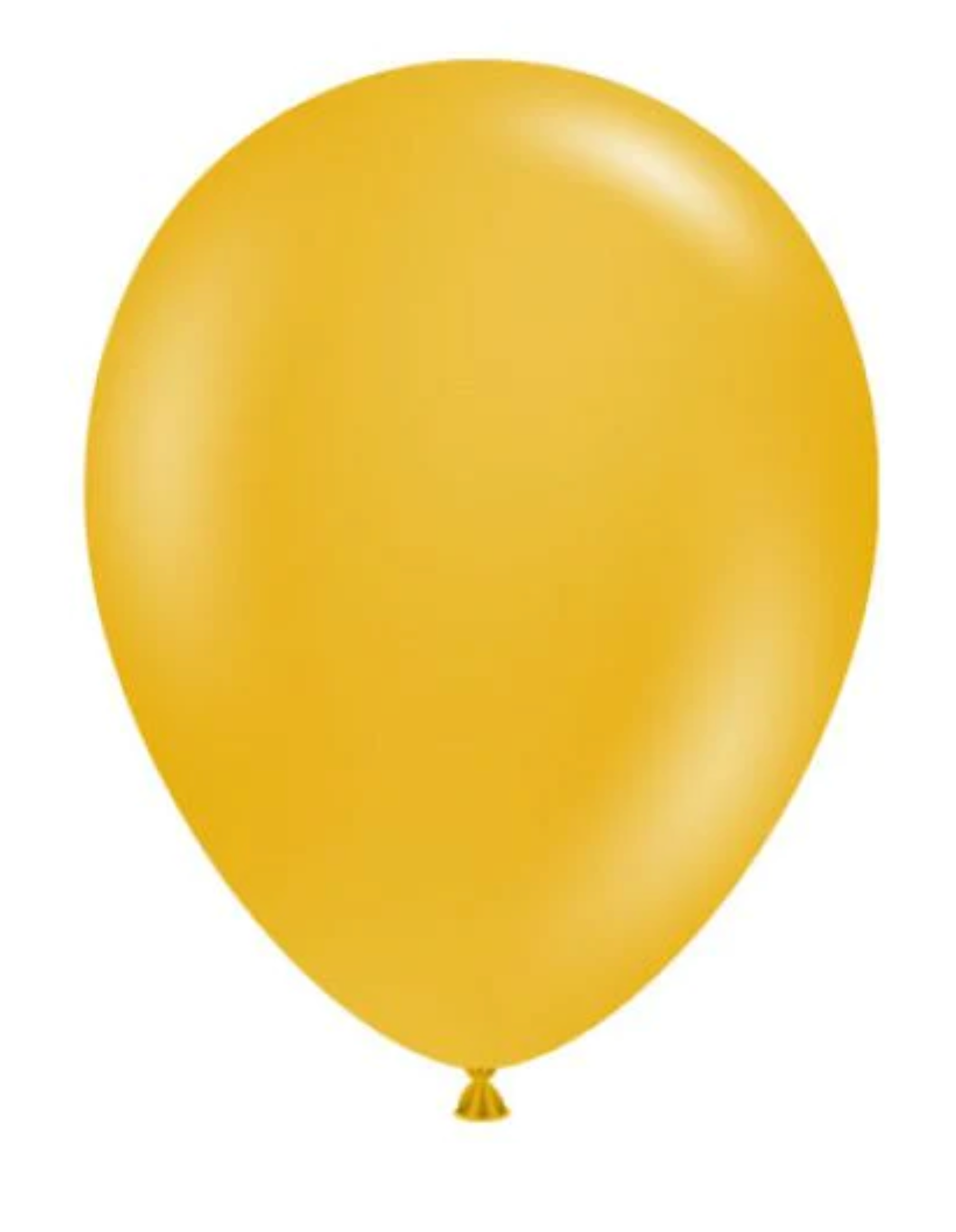 Mustard BALLOON in Sizes - small, regular or large Individual balloons Balloonz   