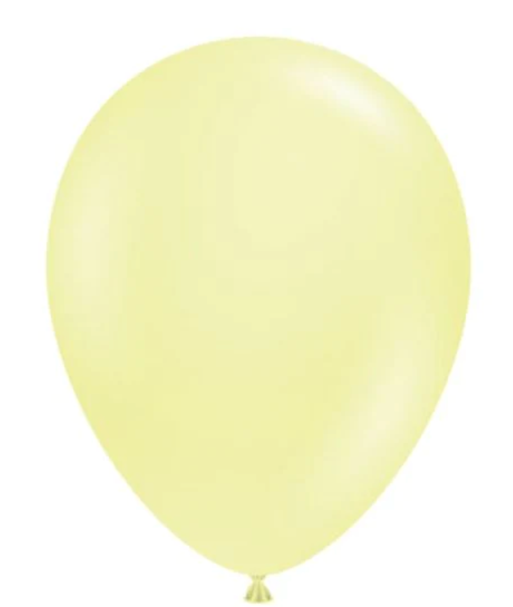 LEMONADE-LIGHT YELLOW  -  BALLOON in Sizes - small, regular or large Individual balloons Balloonz   