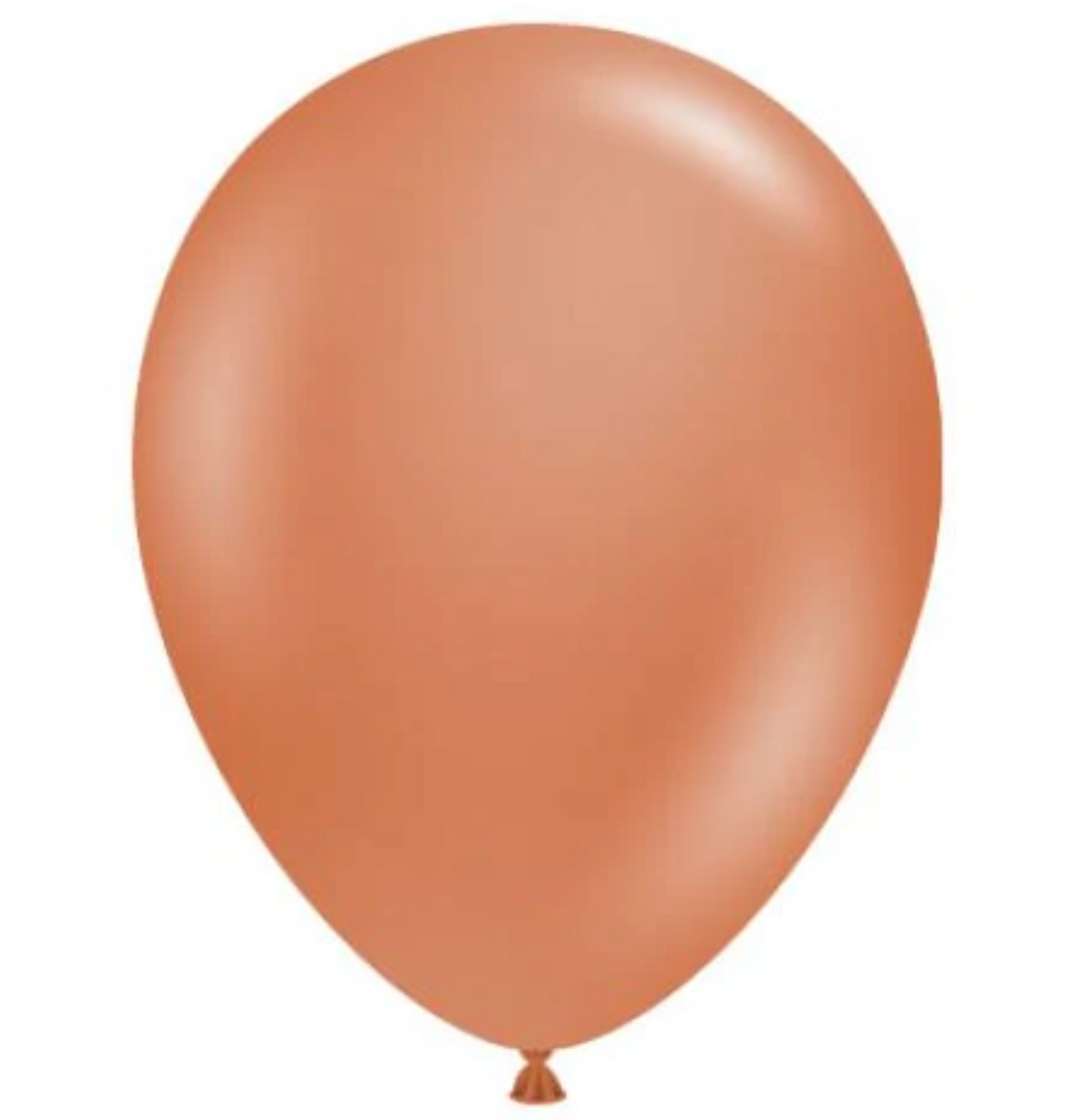 BURNED ORANGE -  BALLOON in Sizes - small, regular or large Individual balloons Balloonz   