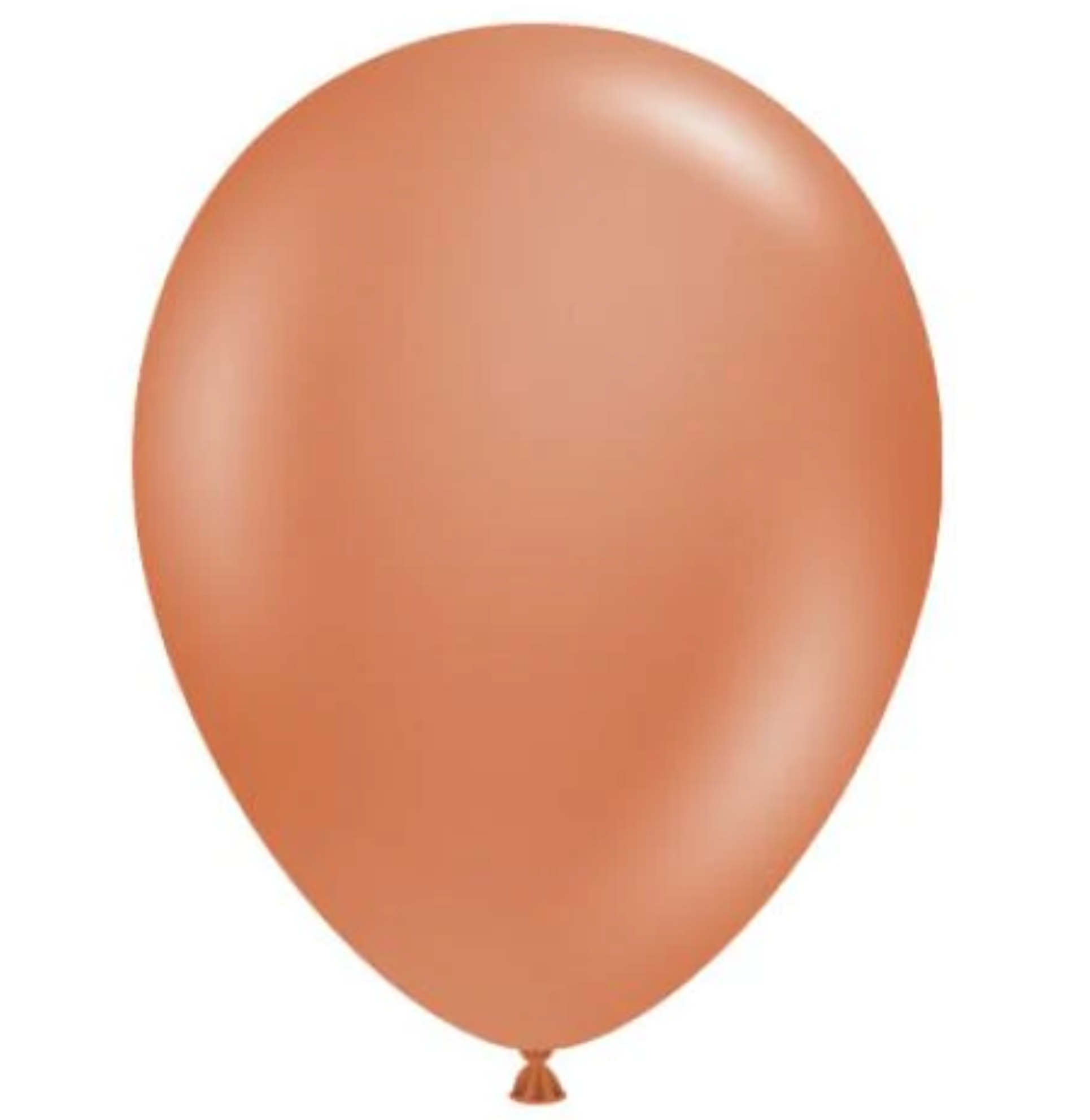 BURNED ORANGE -  BALLOON in Sizes - small, regular or large Individual balloons Balloonz   