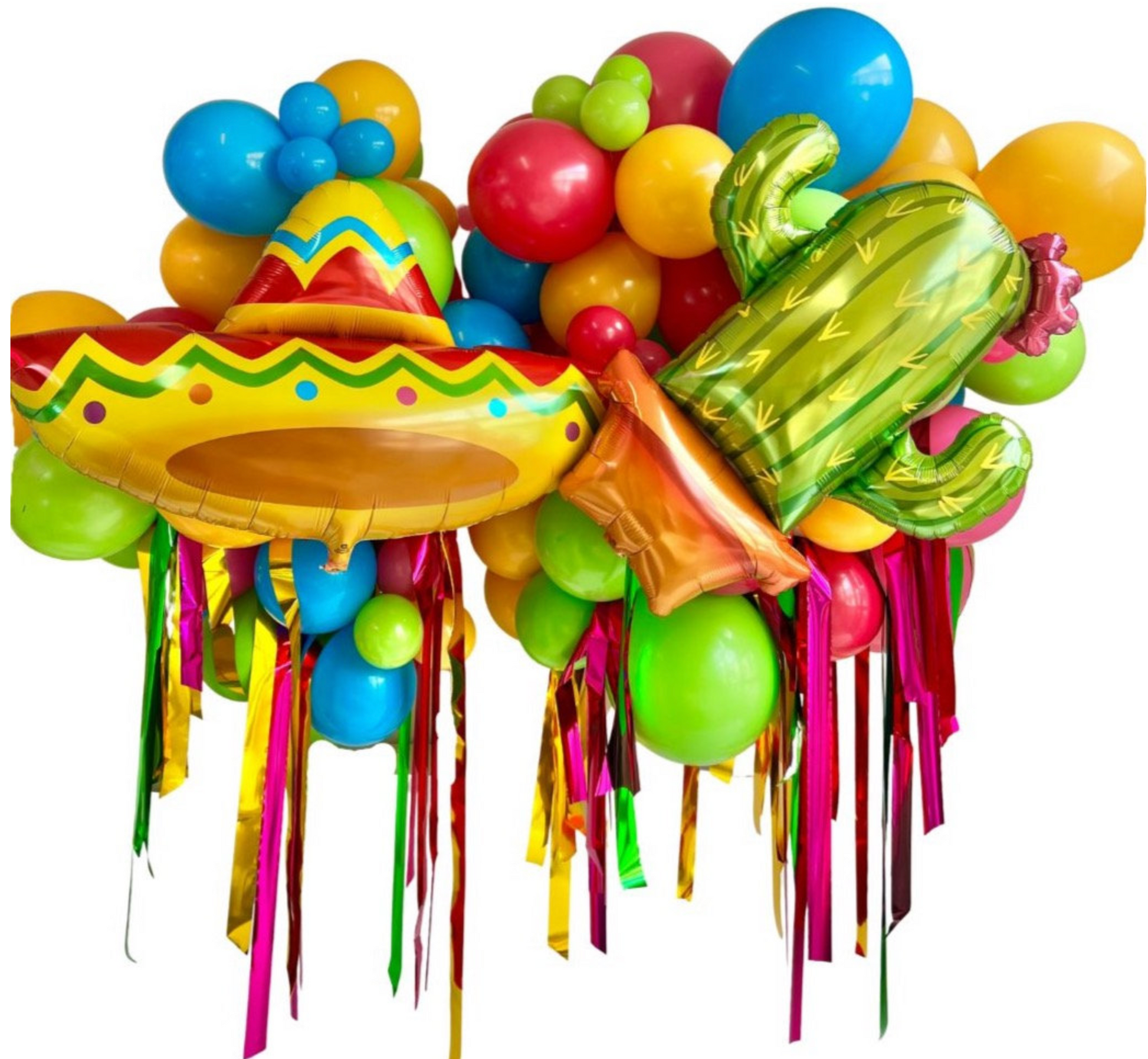 Grab and Go 2.5m midi balloon garland #4 Mexican wave  Balloonz   