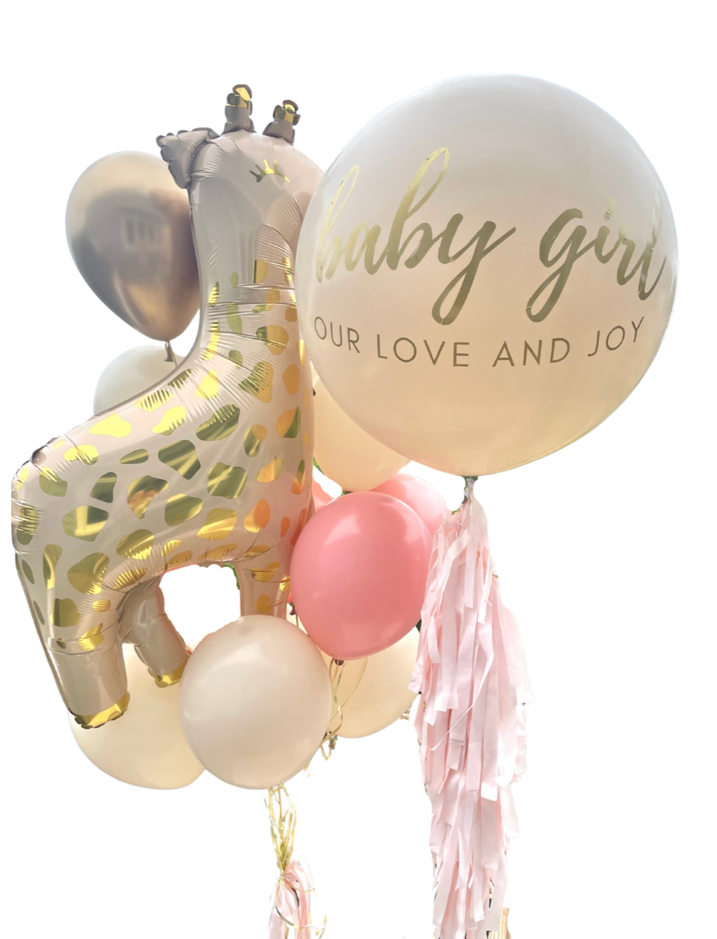 GIRAFFE - Personalised Balloon Bouquet  Balloonz   