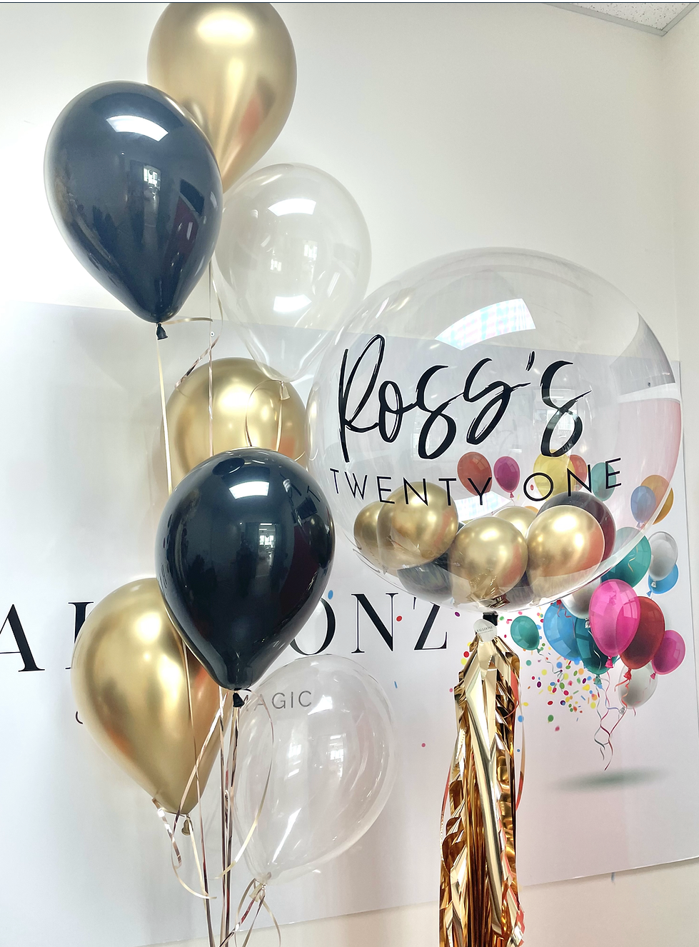 Clear Bubble Balloon | Personalized Bouquet | Balloonz